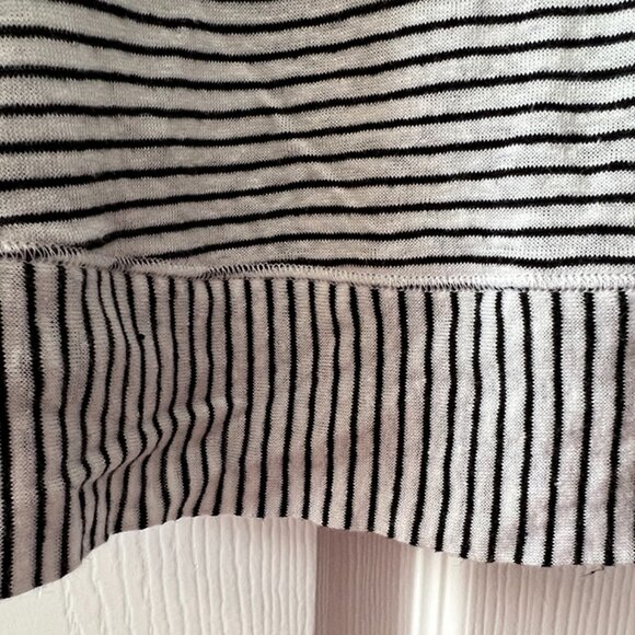 Eileen Fisher CoOrd Black and White Top and Skirt - Picture 2 of 6